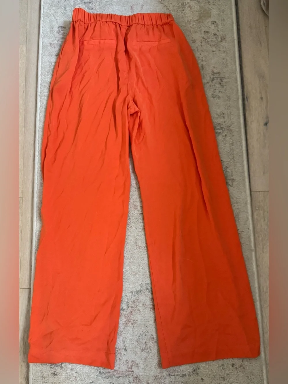Michael Kors Orange Wide Leg Pull On Pants Women’s S